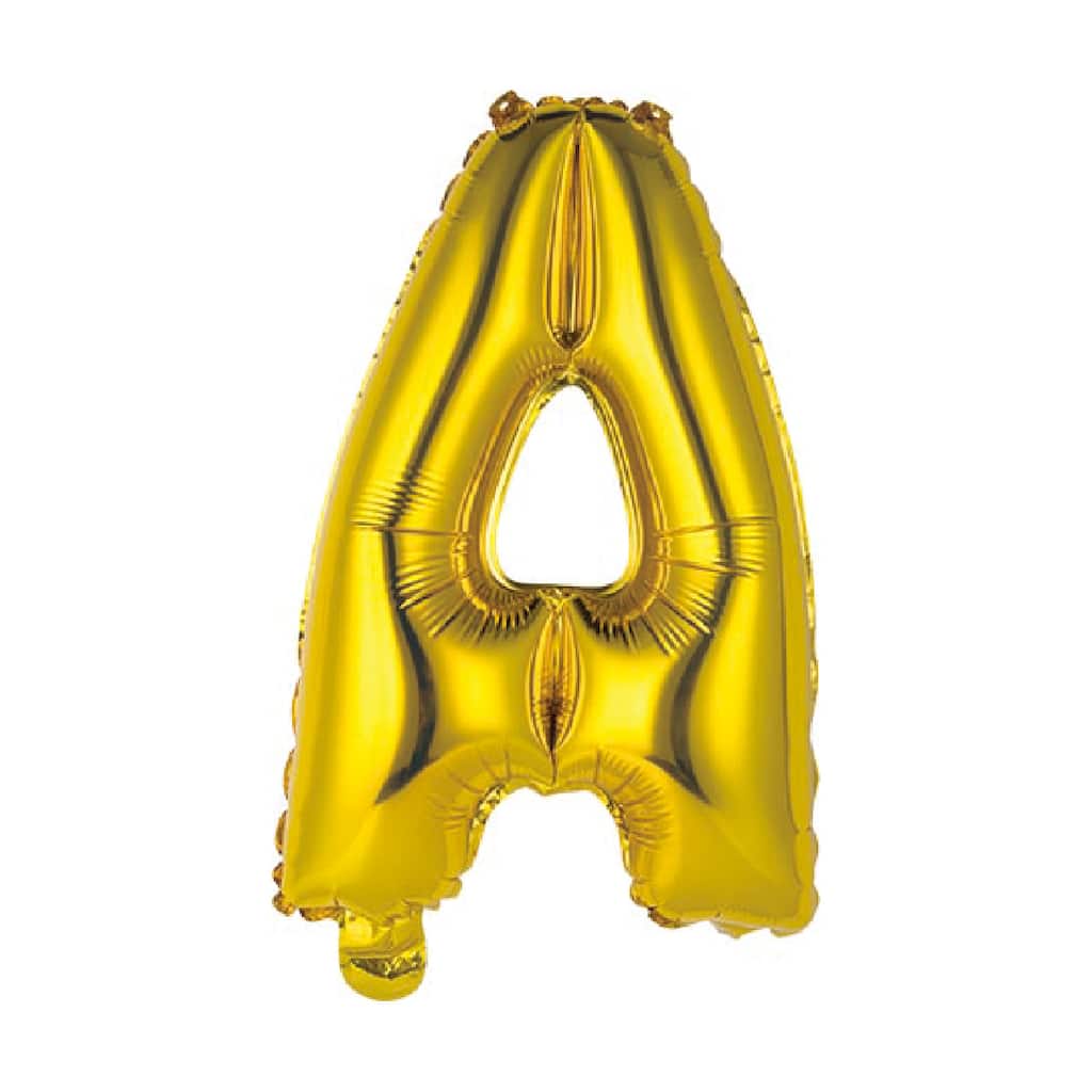 Shop the Letter Gold Foil Balloon By Celebrate It™ at Michaels